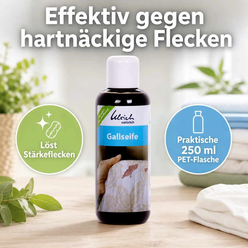 ULRICH natürlich Gallseife 250 ml flüssig palmölfrei* öko-zertifiziert