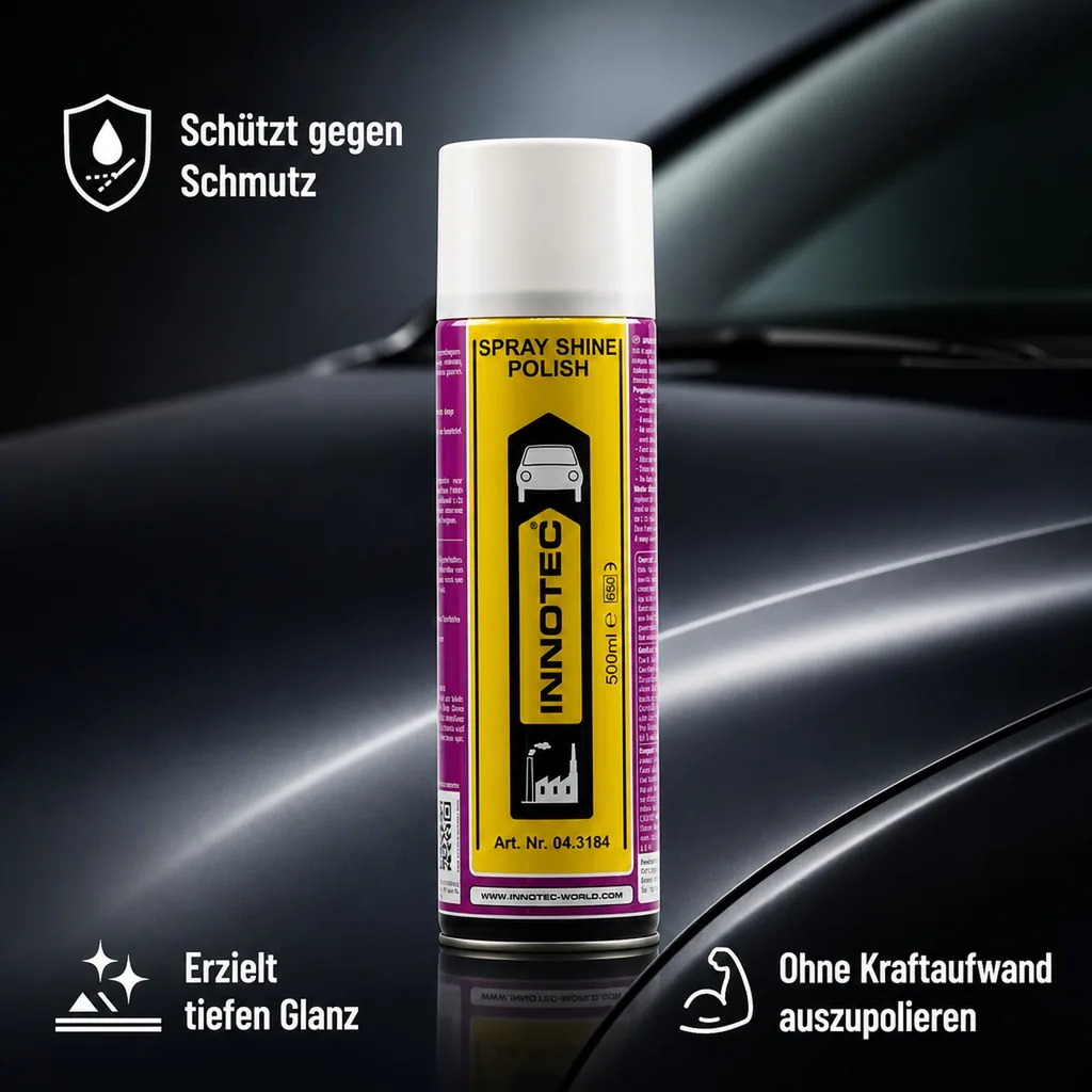 INNOTEC Spray Shine Polish 3 x 500 ml Lack- und Kunsstoffpolitur A