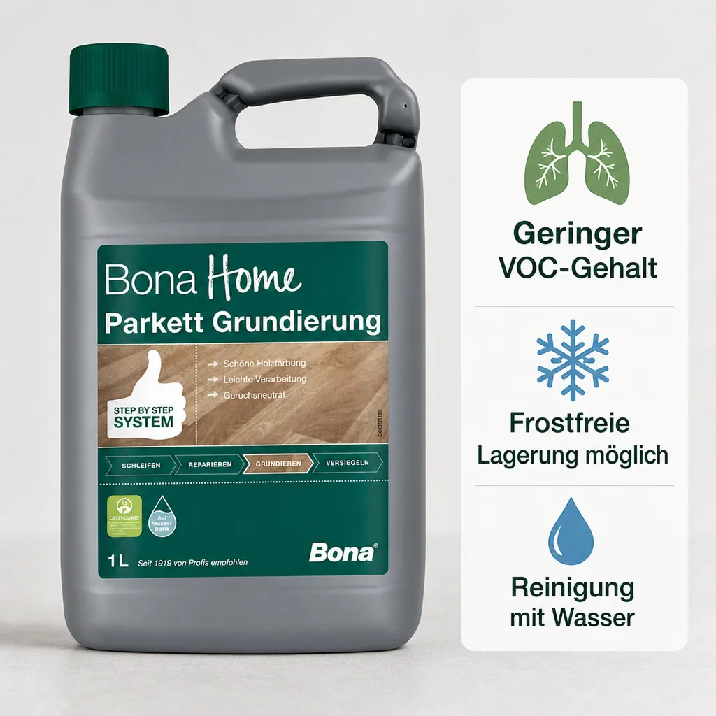 BONA Home Parkett Grundierung 1 Liter auf Wasserbasis