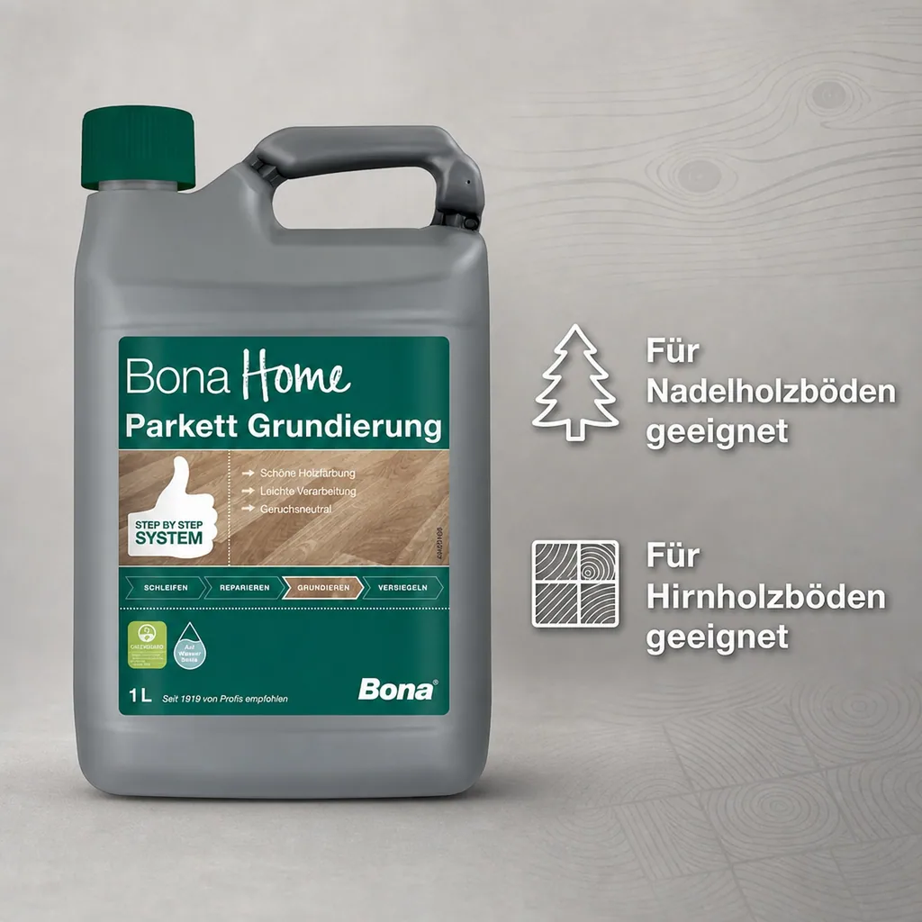 BONA Home Parkett Grundierung 1 Liter auf Wasserbasis