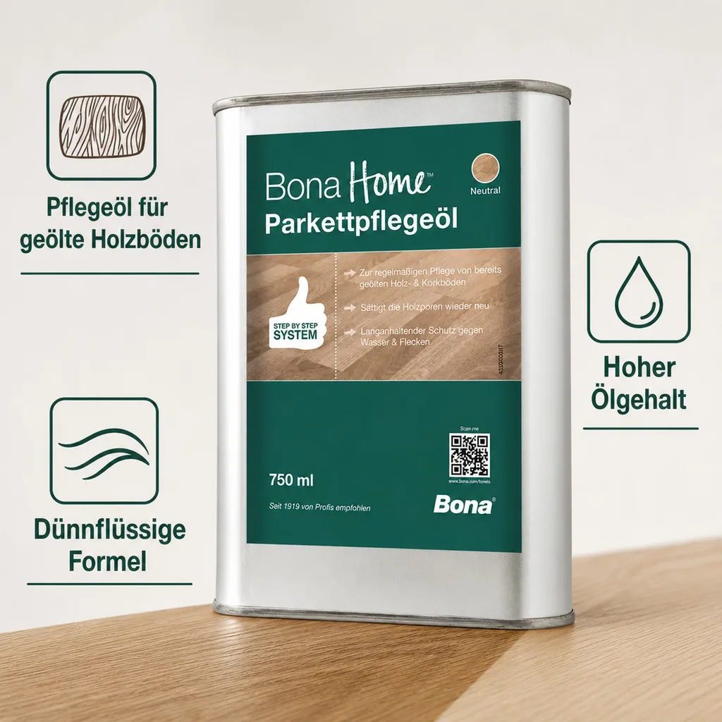 BONA Home Parkettpflegeöl 750 ml neutral