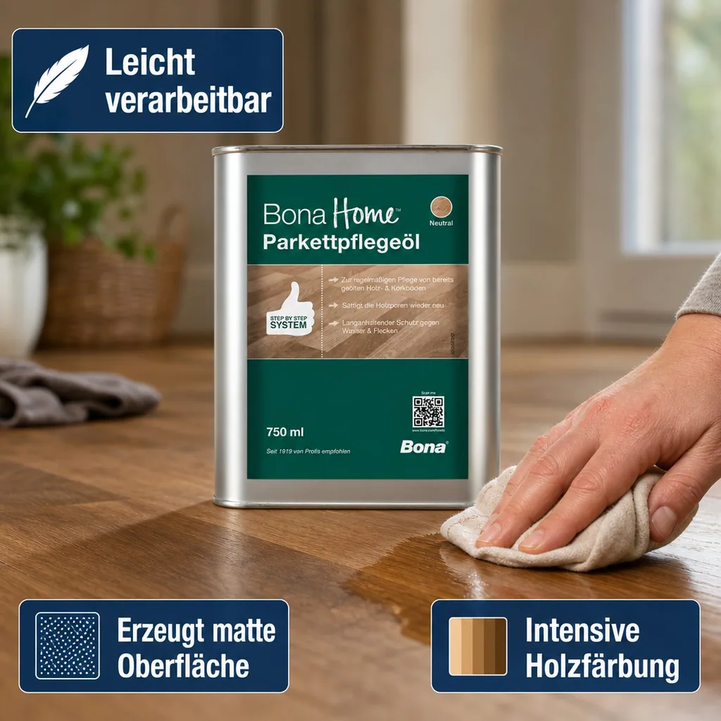 BONA Home Parkettpflegeöl 750 ml neutral