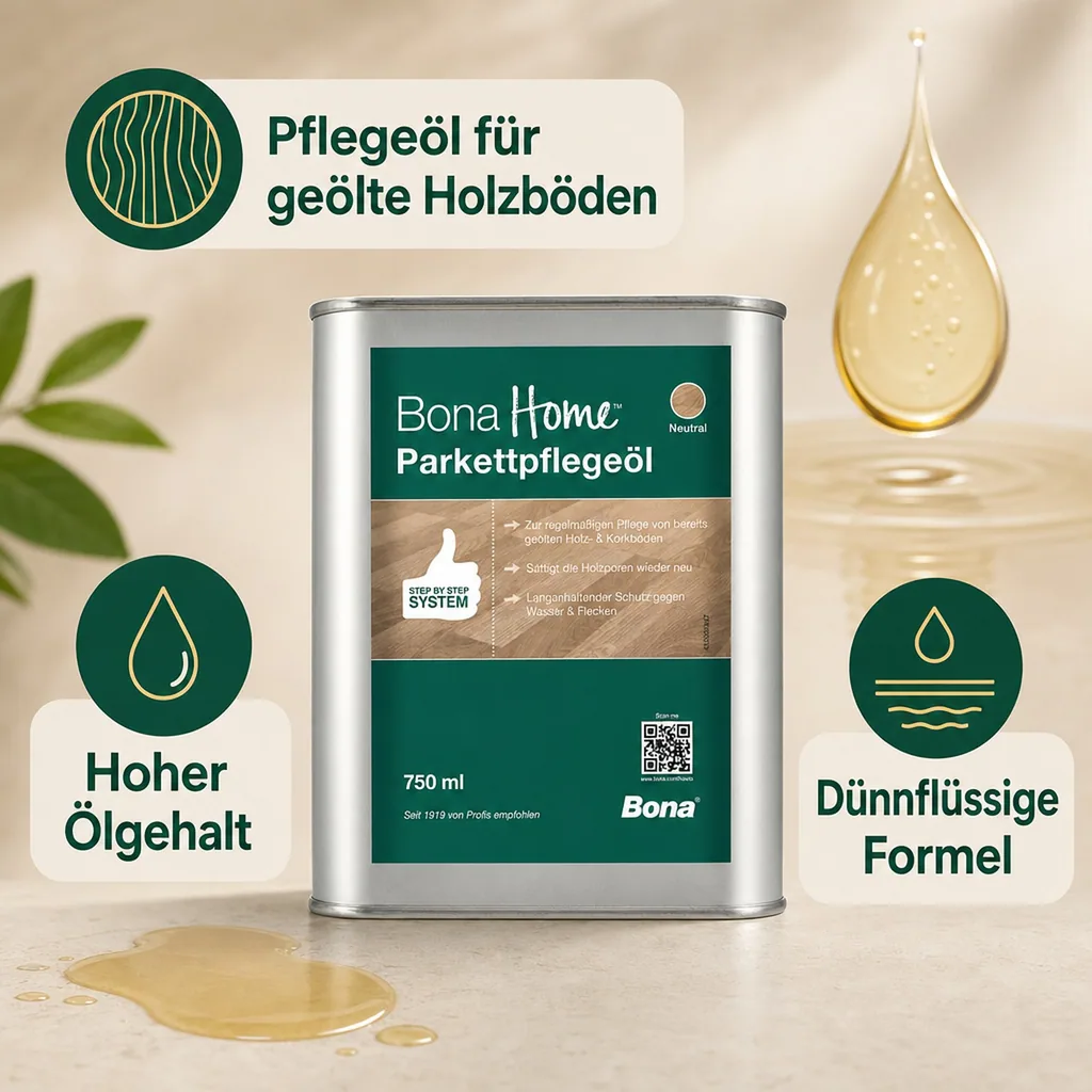 BONA Home Parkettpflegeöl 2,5 Liter neutral