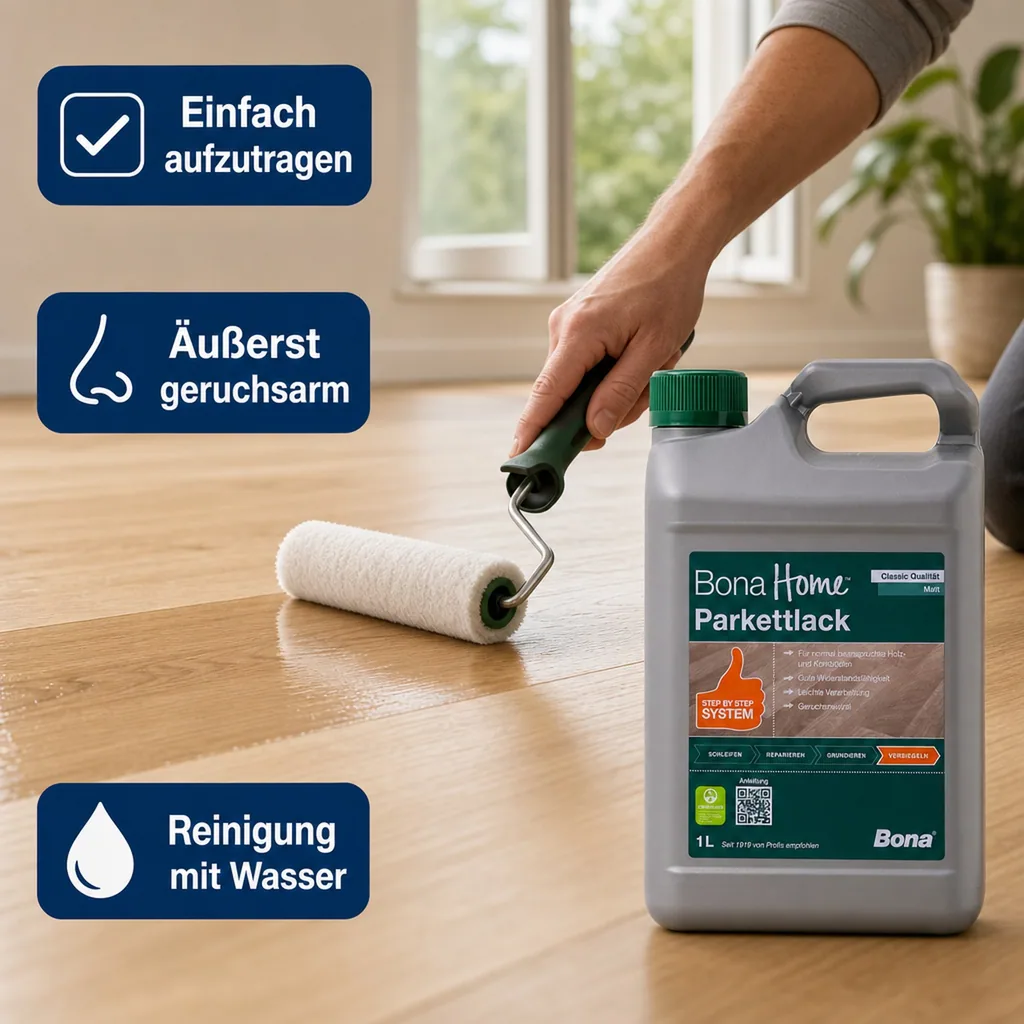 BONA Home Parkettlack Classic 1 Liter matt