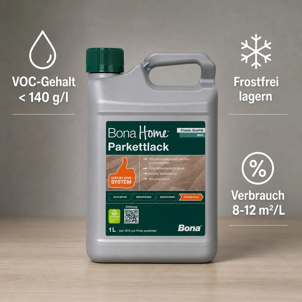 BONA Home Parkettlack Classic 1 Liter matt