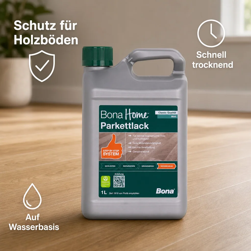BONA Home Parkettlack Classic 1 Liter matt