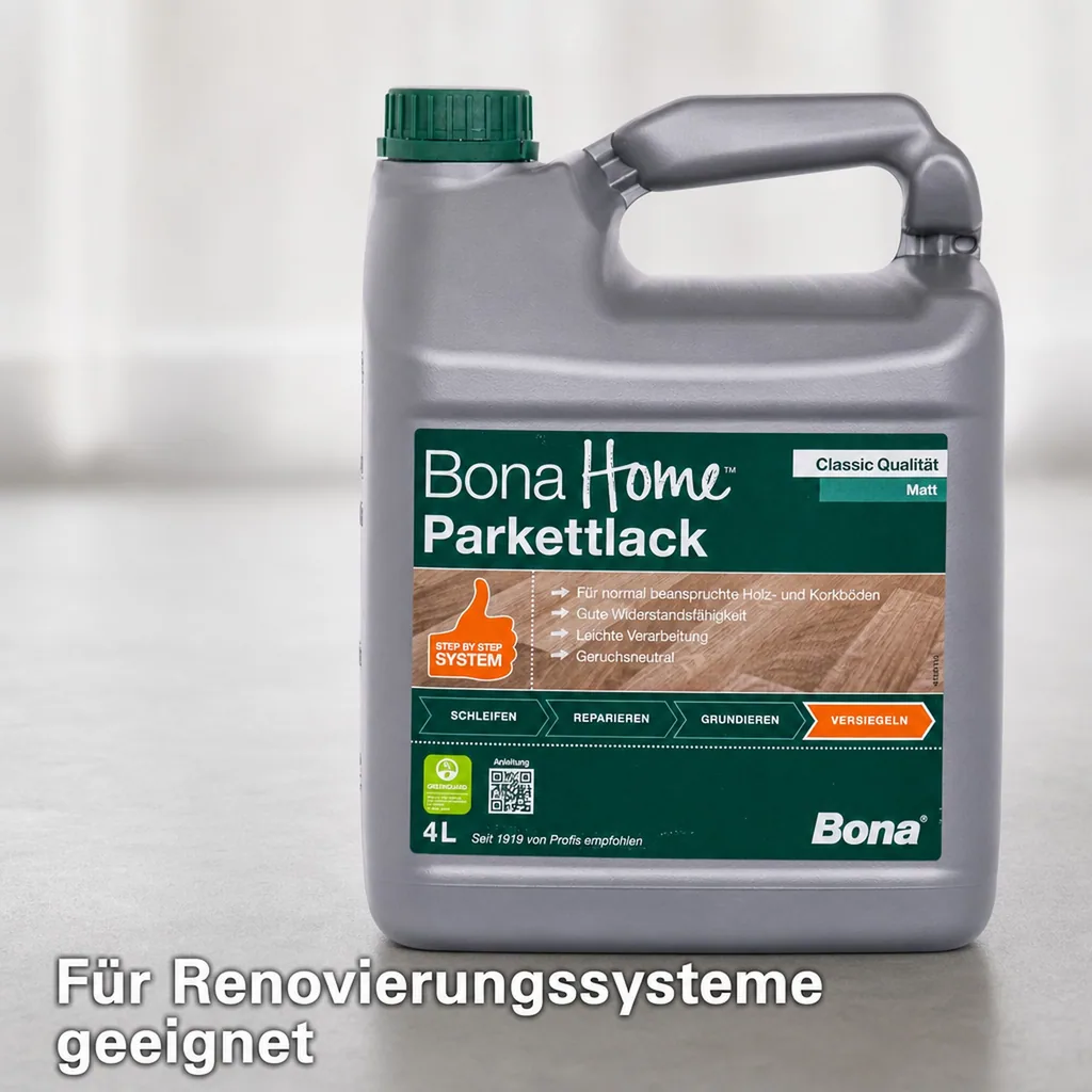BONA Home Parkettlack Classic 4 Liter matt