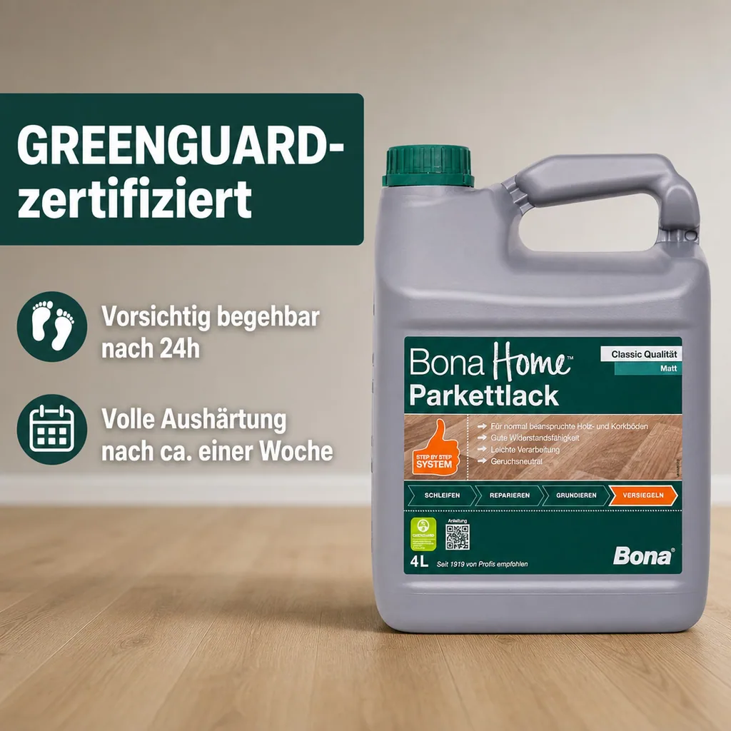 BONA Home Parkettlack Classic 4 Liter matt