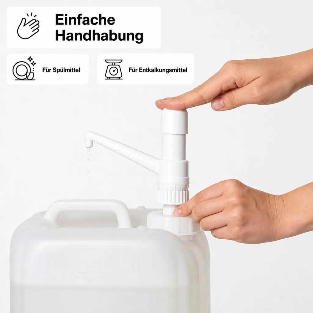 ULRICH natürlich Dosierpumpe für 25 Liter Kanister