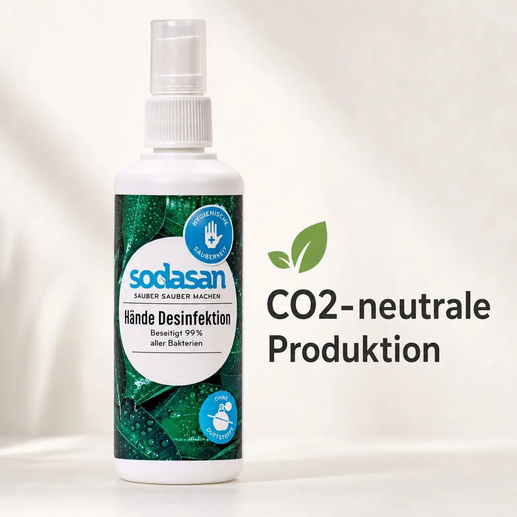 SODASAN Händedesinfektion 100 ml Fingerzerstäuber