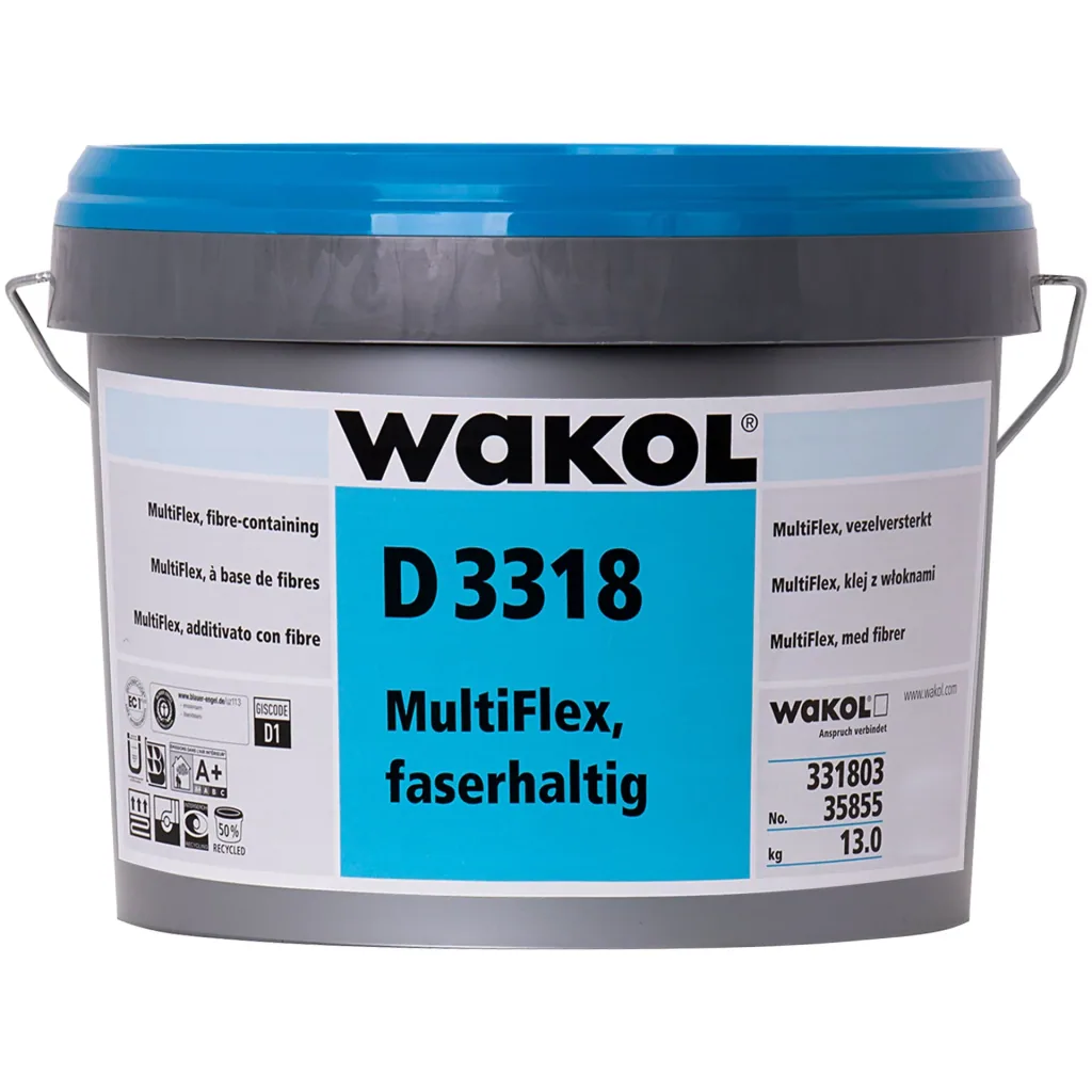 WAKOL D 3318 MultiFlex faserhaltig in verschiedenen Größengebinden