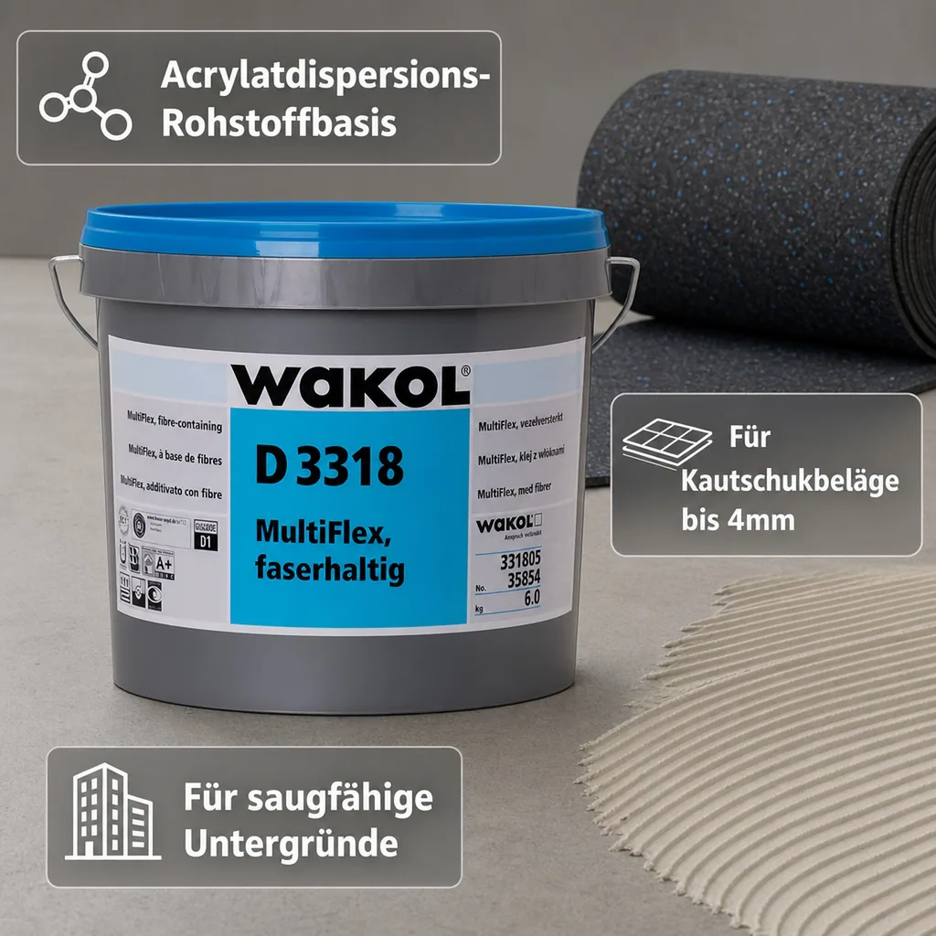 WAKOL D 3318 MultiFlex faserhaltig 6kg