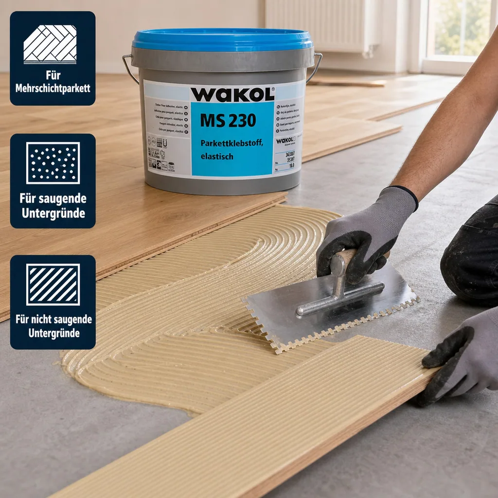WAKOL MS 230 Parkettklebstoff elastisch 18kg