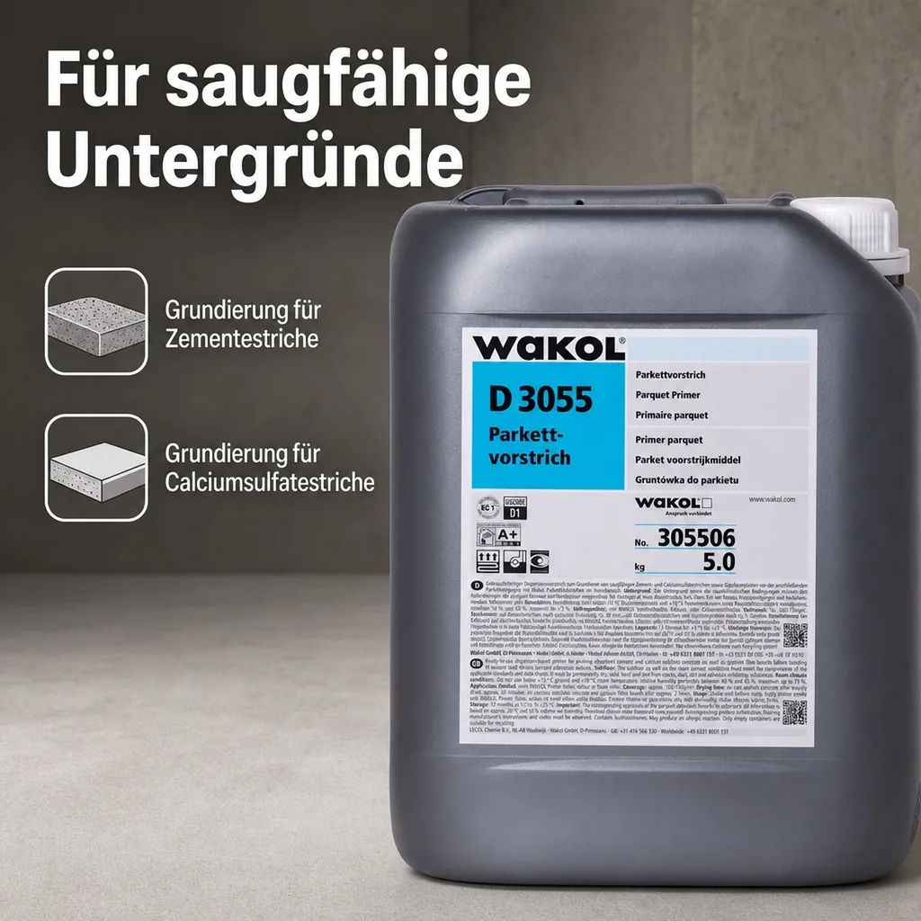 WAKOL D 3055 Parkettvorstrich 5kg