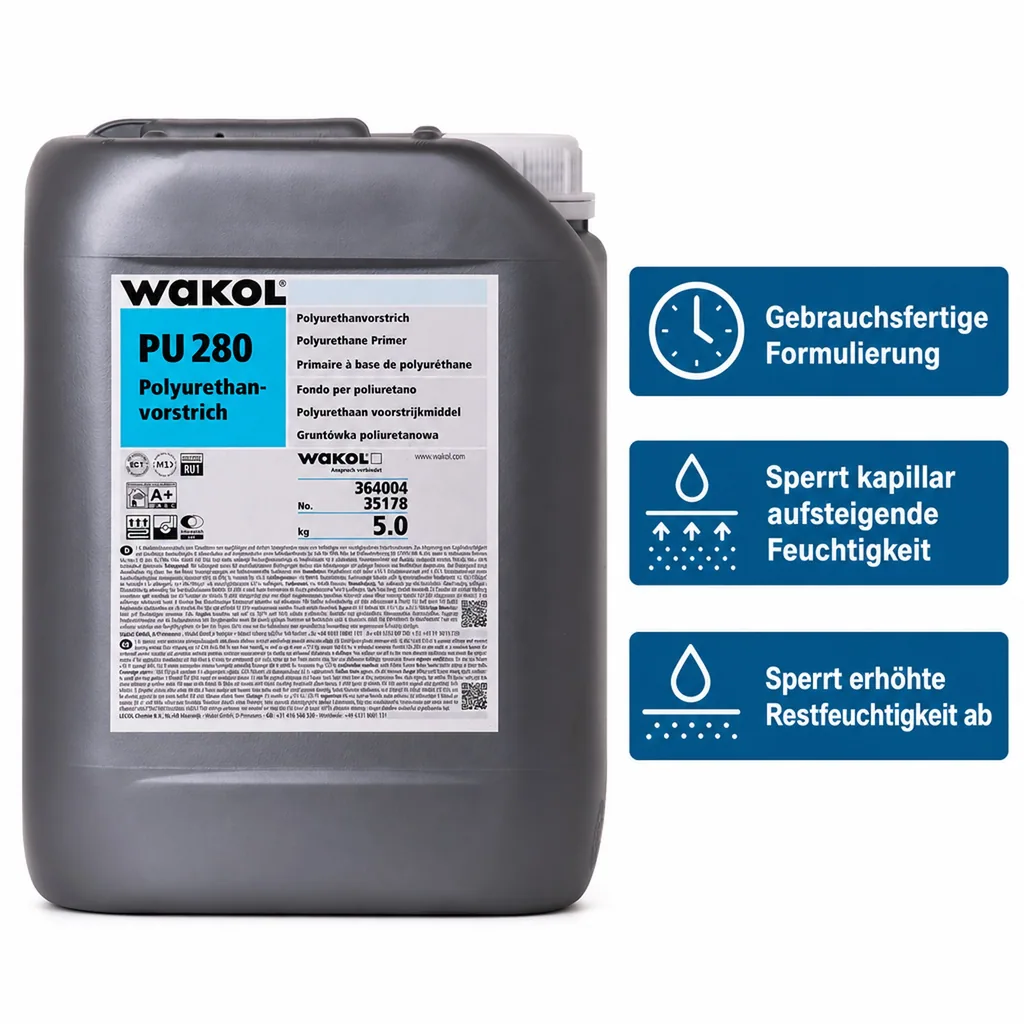 WAKOL PU 280 Polyurethanvorstrich 5kg