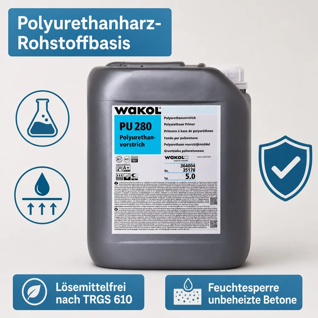 WAKOL PU 280 Polyurethanvorstrich 5kg