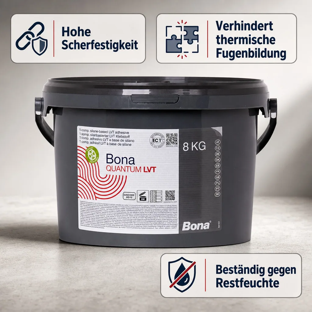 BONA Quantum LVT Parkettkleber 8 kg