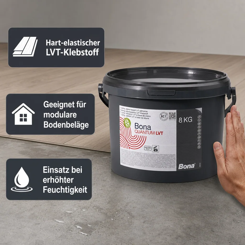 BONA Quantum LVT Parkettkleber 8 kg