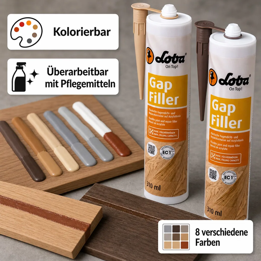 LOBA GapFiller in verschiedenen Farben