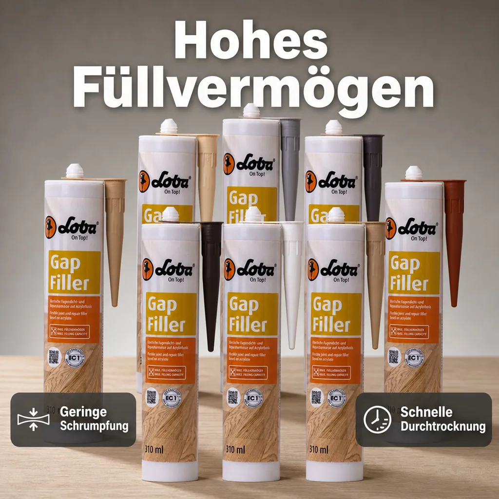 LOBA GapFiller in verschiedenen Farben