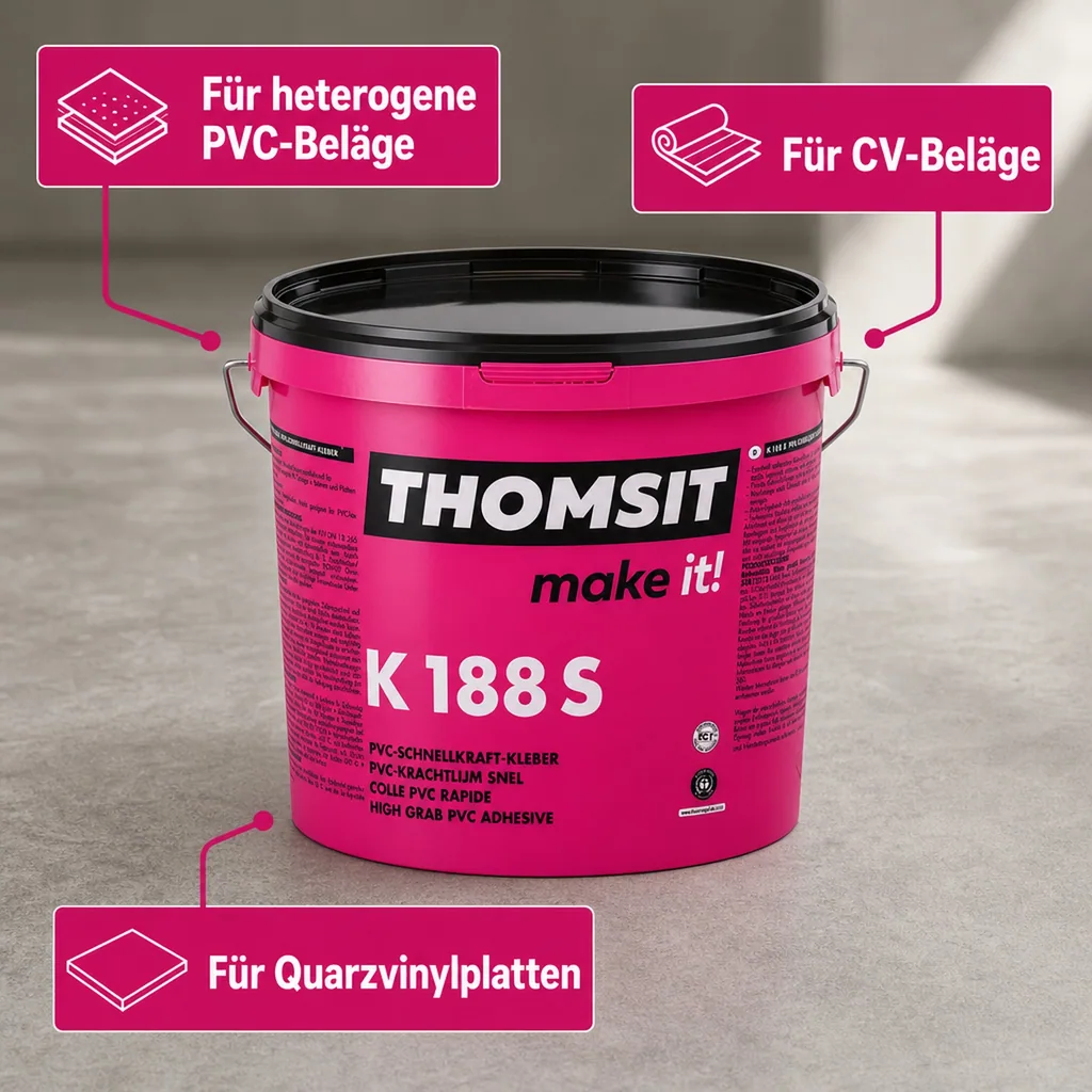 THOMSIT K 188 S PVC-Schnellkraftkleber 14kg