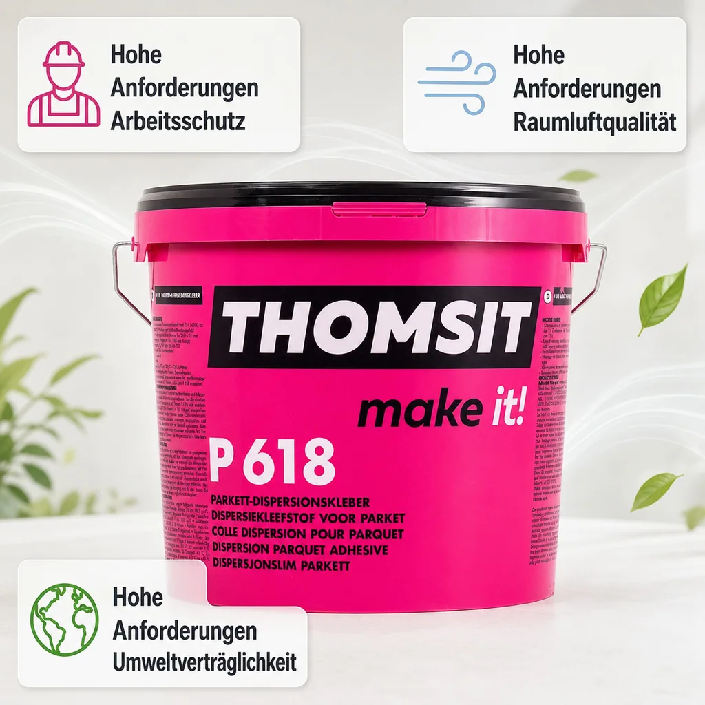 THOMSIT P 618 Parkett-Dispersionskleber (hell) 15 kg