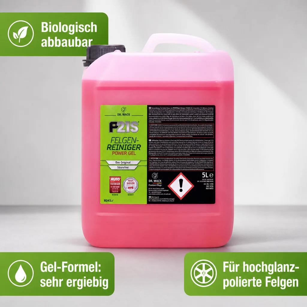 DR. WACK KFZ P21S Felgen-Reiniger POWER GEL 5 Liter