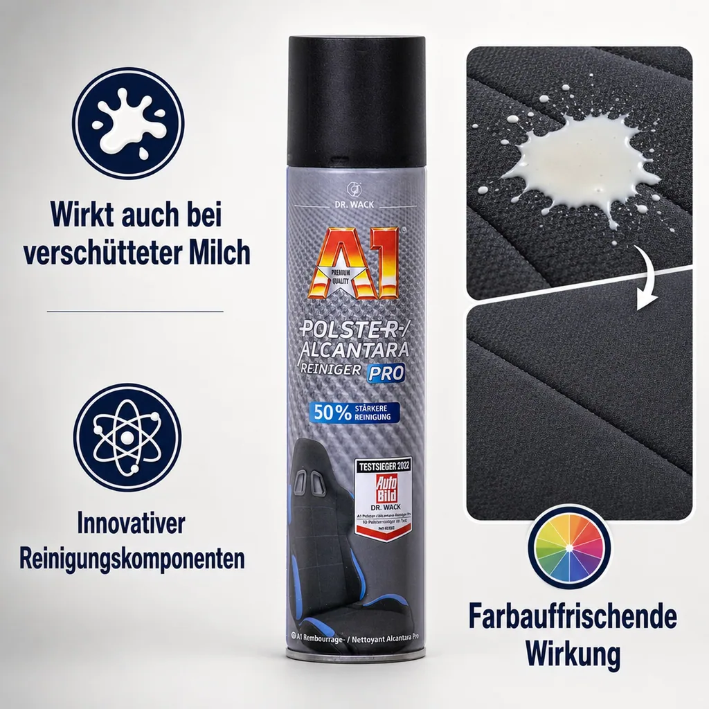 DR. WACK A1 Polster-/ Alcantara Reiniger Pro 400 ml