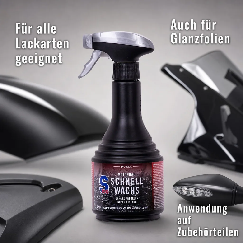 DR. WACK S100 Motorrad-Schnellwachs 500 ml