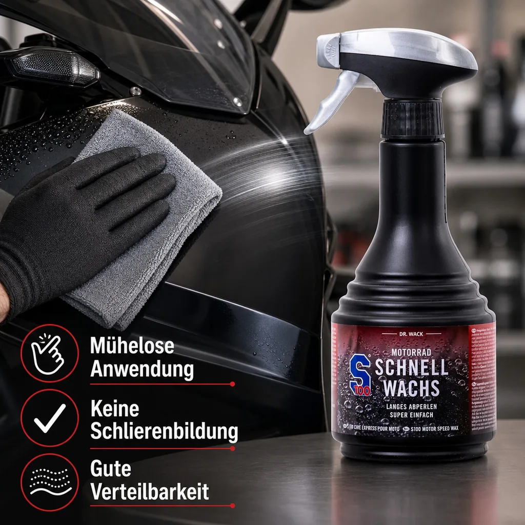 DR. WACK S100 Motorrad-Schnellwachs 500 ml