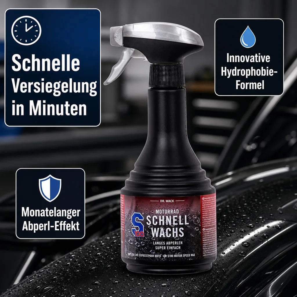 DR. WACK S100 Motorrad-Schnellwachs 500 ml