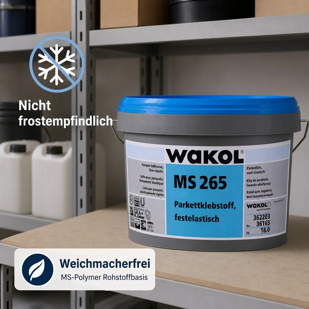 WAKOL MS 265 Parkettklebstoff festelastisch 18kg weichmacherfrei