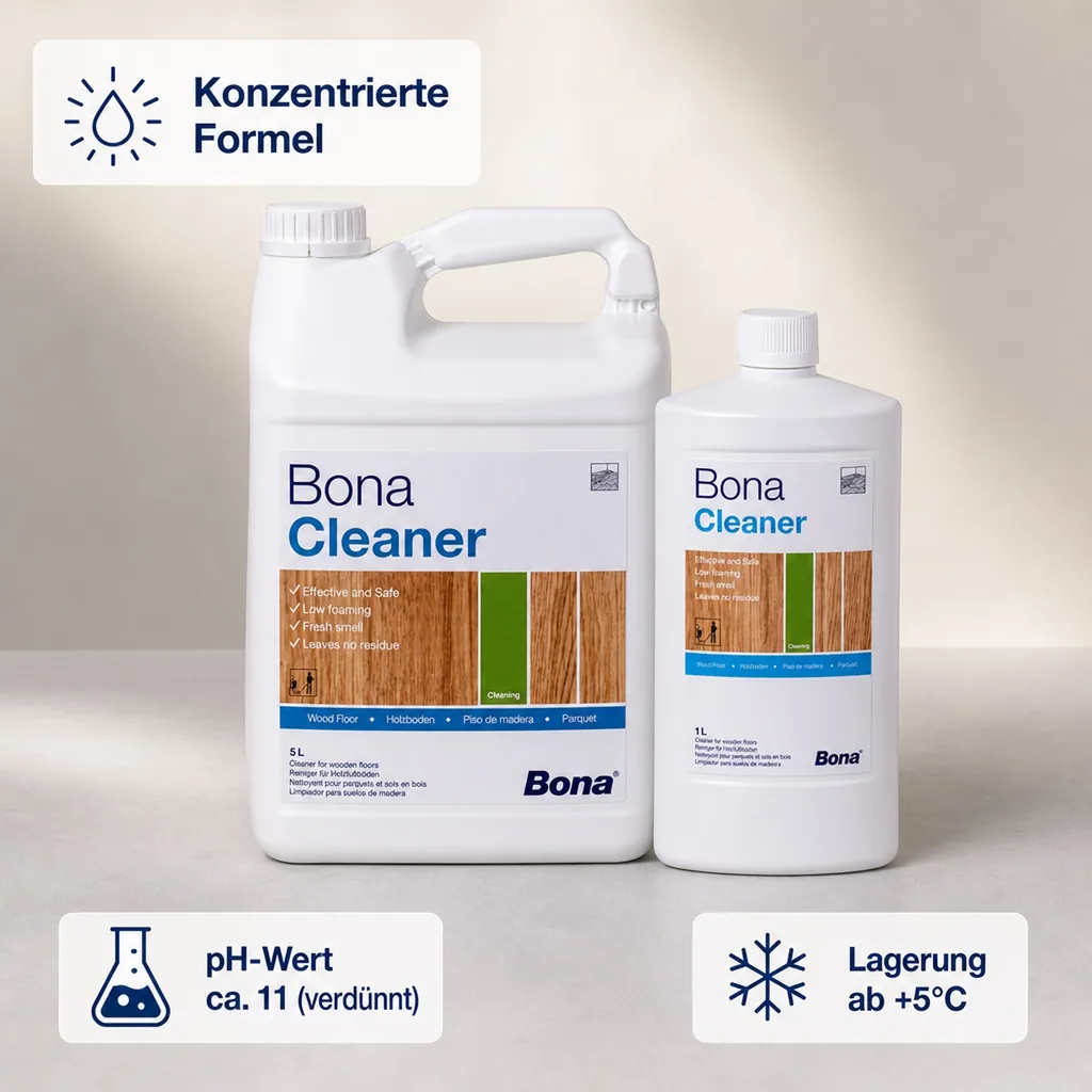 BONA Cleaner in verschiedenen Größengebinden