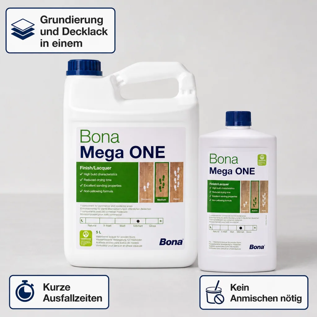 BONA MEGA One in verschiedenen Größengebinden