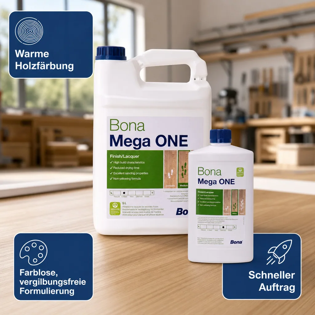 BONA MEGA One in verschiedenen Größengebinden