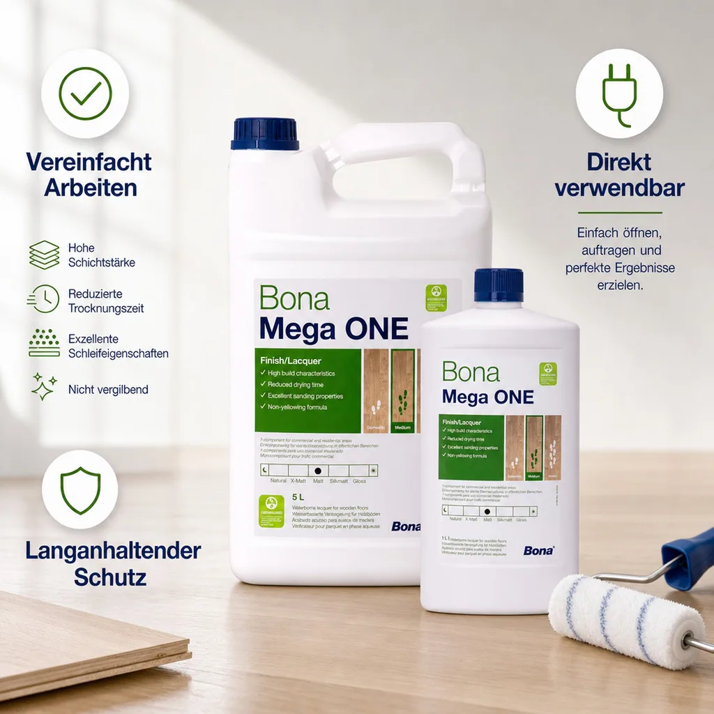 BONA MEGA One in verschiedenen Größengebinden