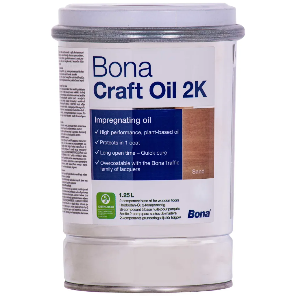 BONA Craft Oil 2K in verschiedenen Ausführungen