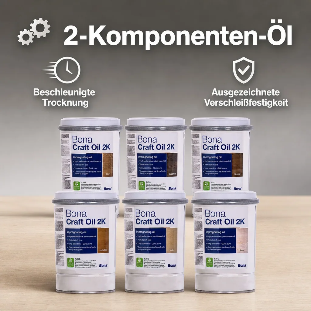 BONA Craft Oil 2K in verschiedenen Ausführungen