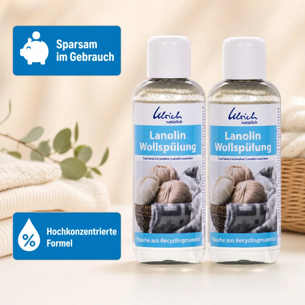 ULRICH natürlich Lanolin Wollspülung 2 x 250 ml