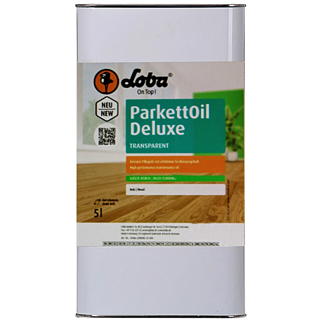 LOBA ParkettOil Deluxe 5 Liter Intensivpflegeöl transparent