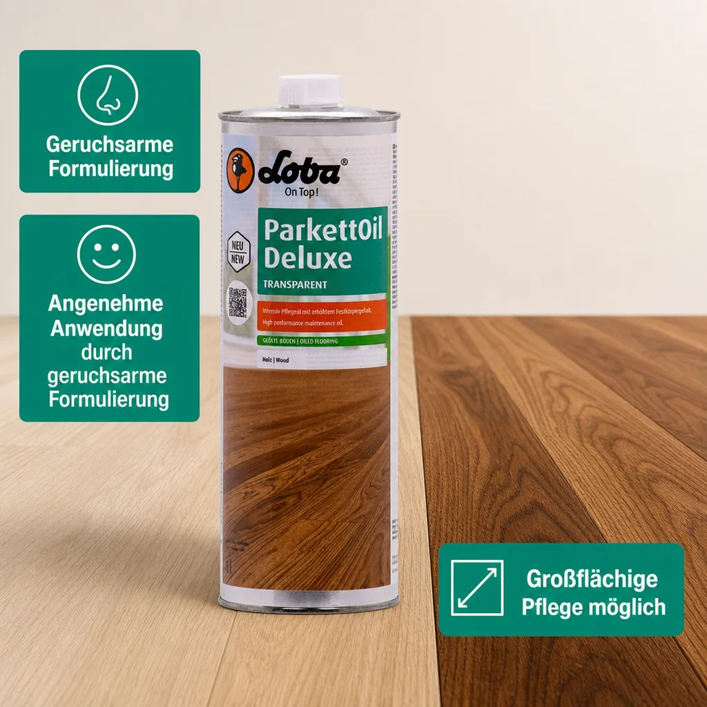 LOBA ParkettOil Deluxe verschiedenen Größengebinder