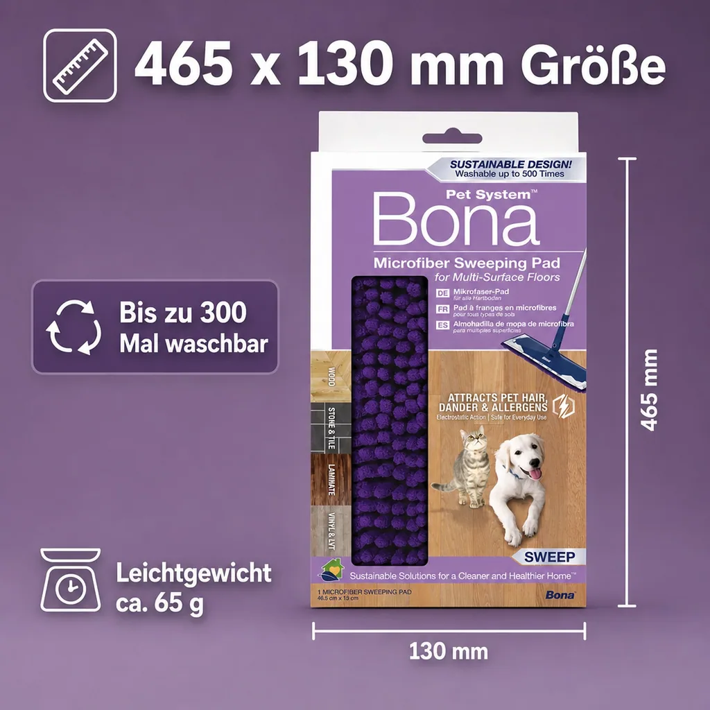 Bona Pet System™ Mikrofaser Sweeping Pad