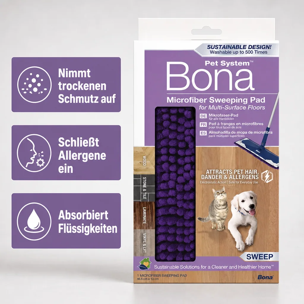Bona Pet System™ Mikrofaser Sweeping Pad
