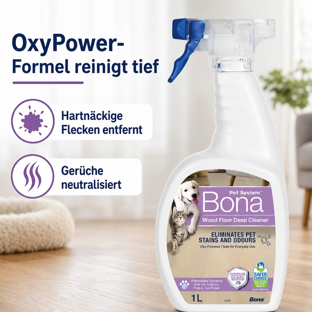 Bona Pet System Sprühreiniger für Holzböden