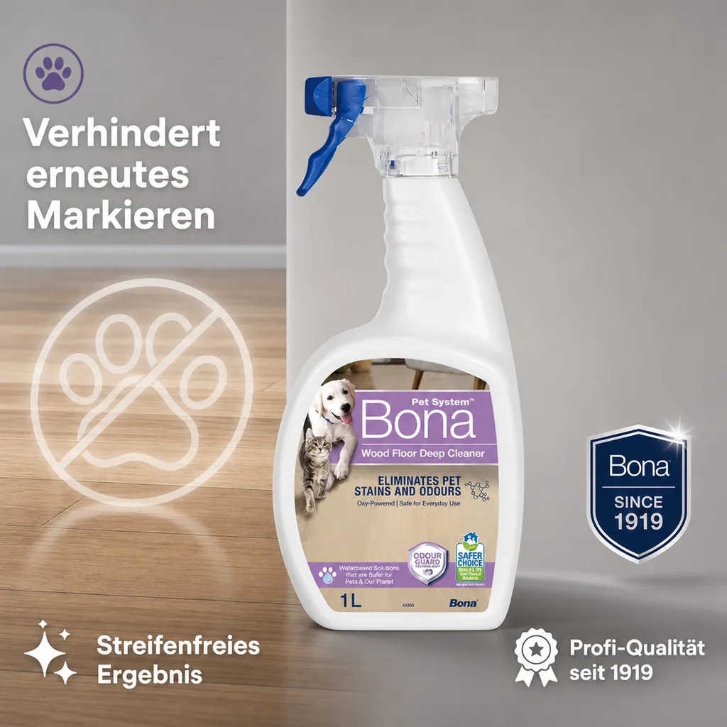 Bona Pet System Sprühreiniger für Holzböden