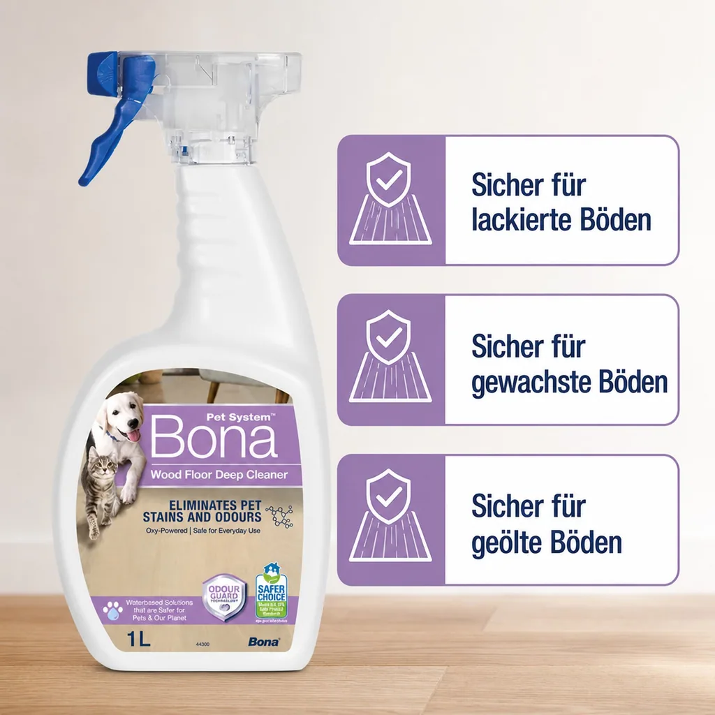 Bona Pet System Sprühreiniger für Holzböden