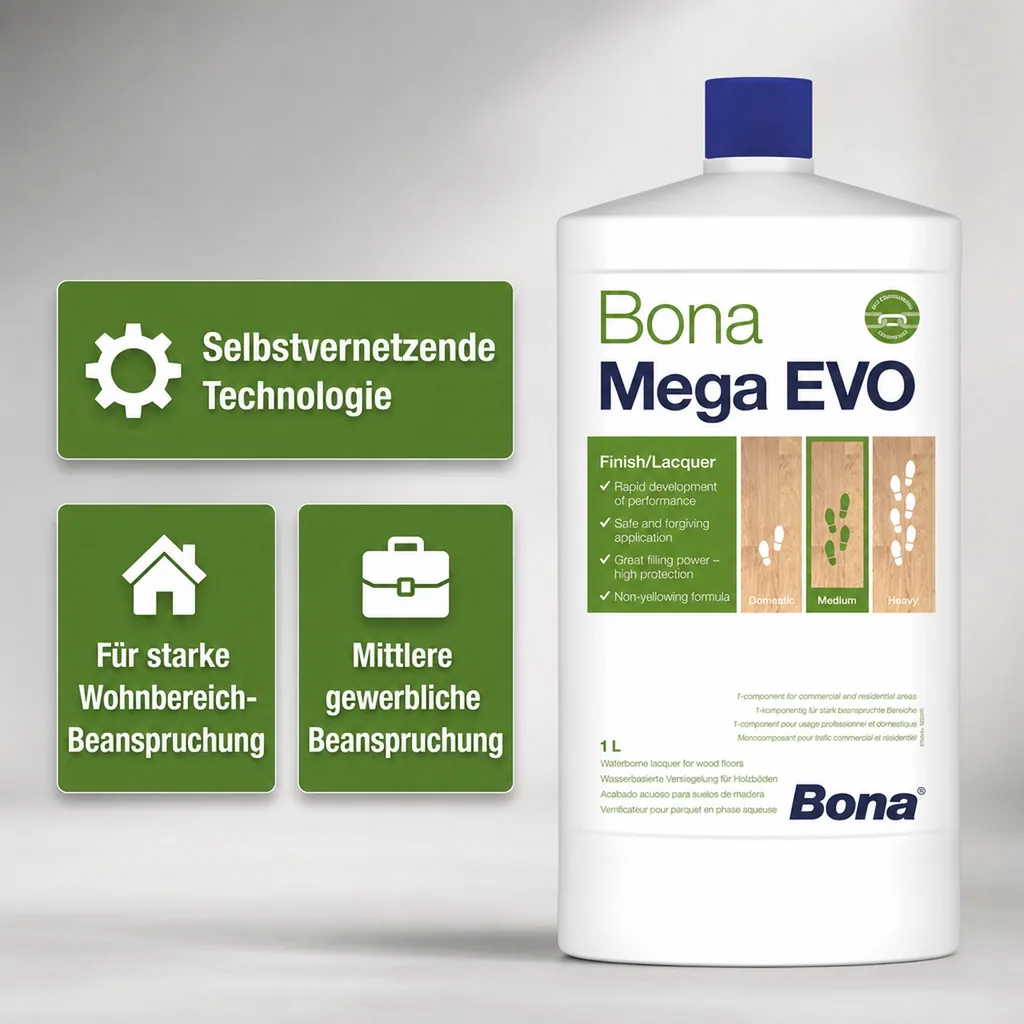 BONA MEGA EVO in verschiedenen Größengebinden