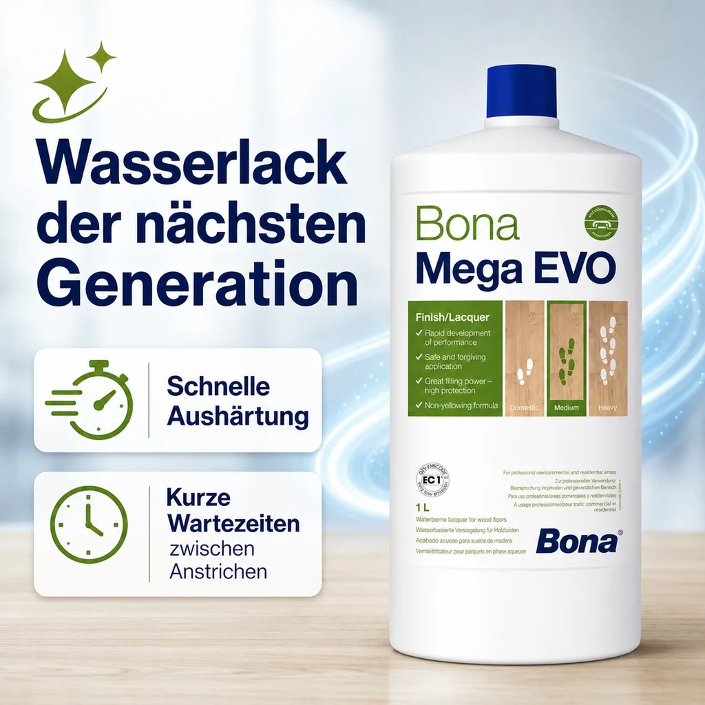 BONA MEGA EVO in verschiedenen Größengebinden