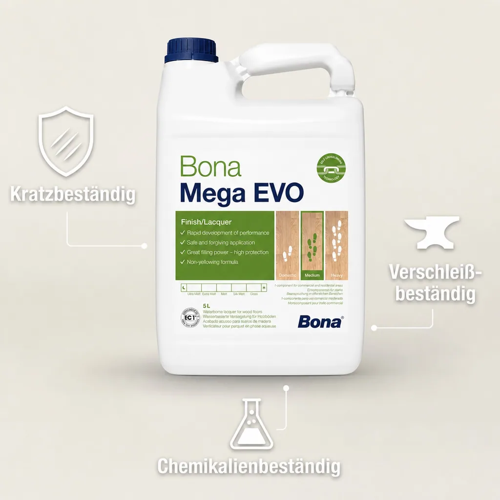 BONA MEGA EVO Halbmatt 5 Liter