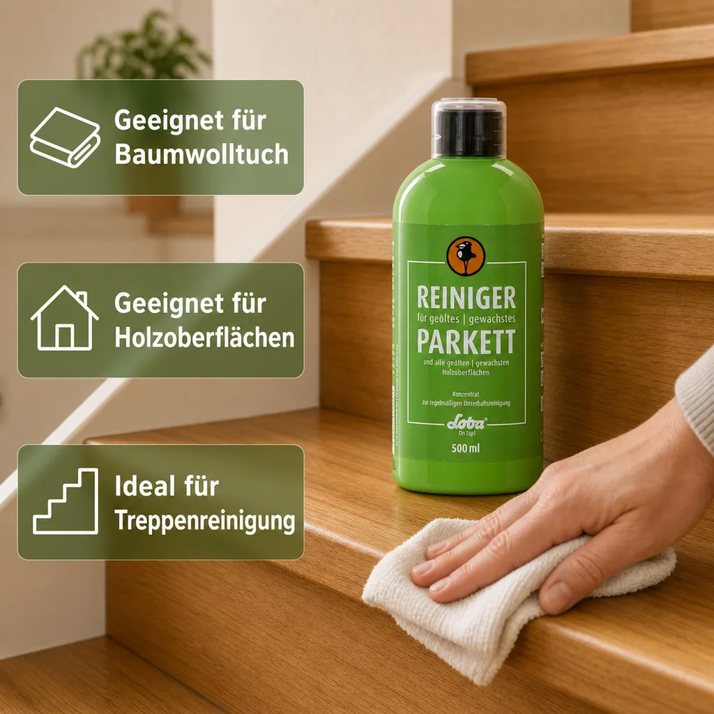 Loba Home Reiniger für geöltes u. gewachstes Parkett 500 ml